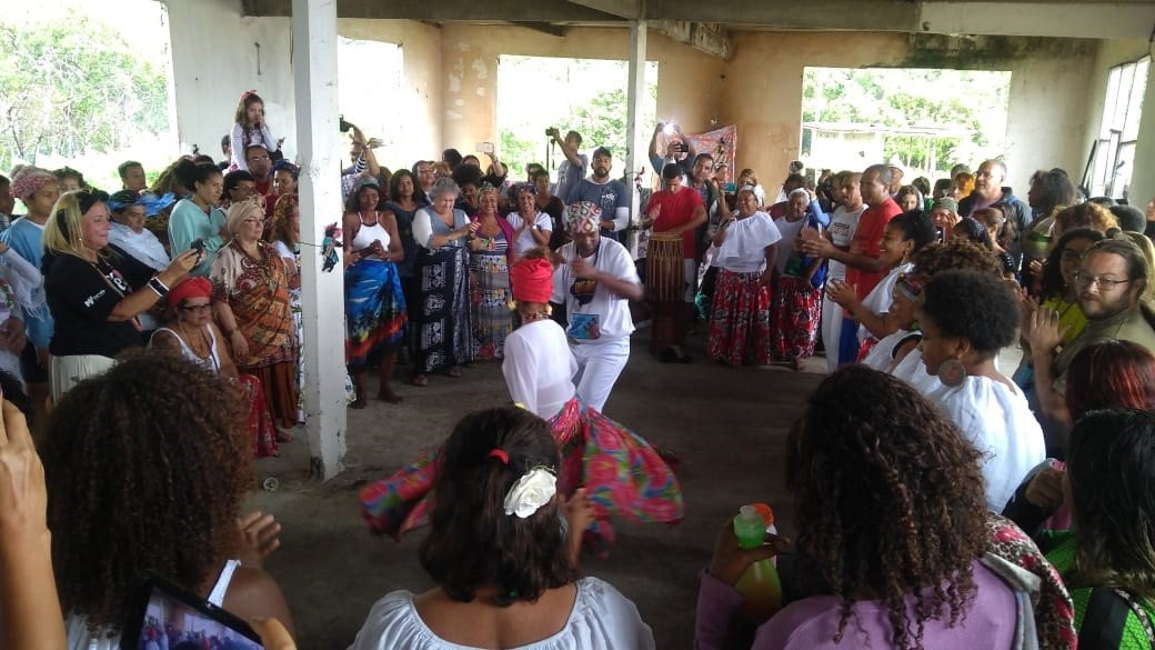 Comunidade e visitantes celebraram o Dia da Consciência Negra com muito jongo e capoeira
