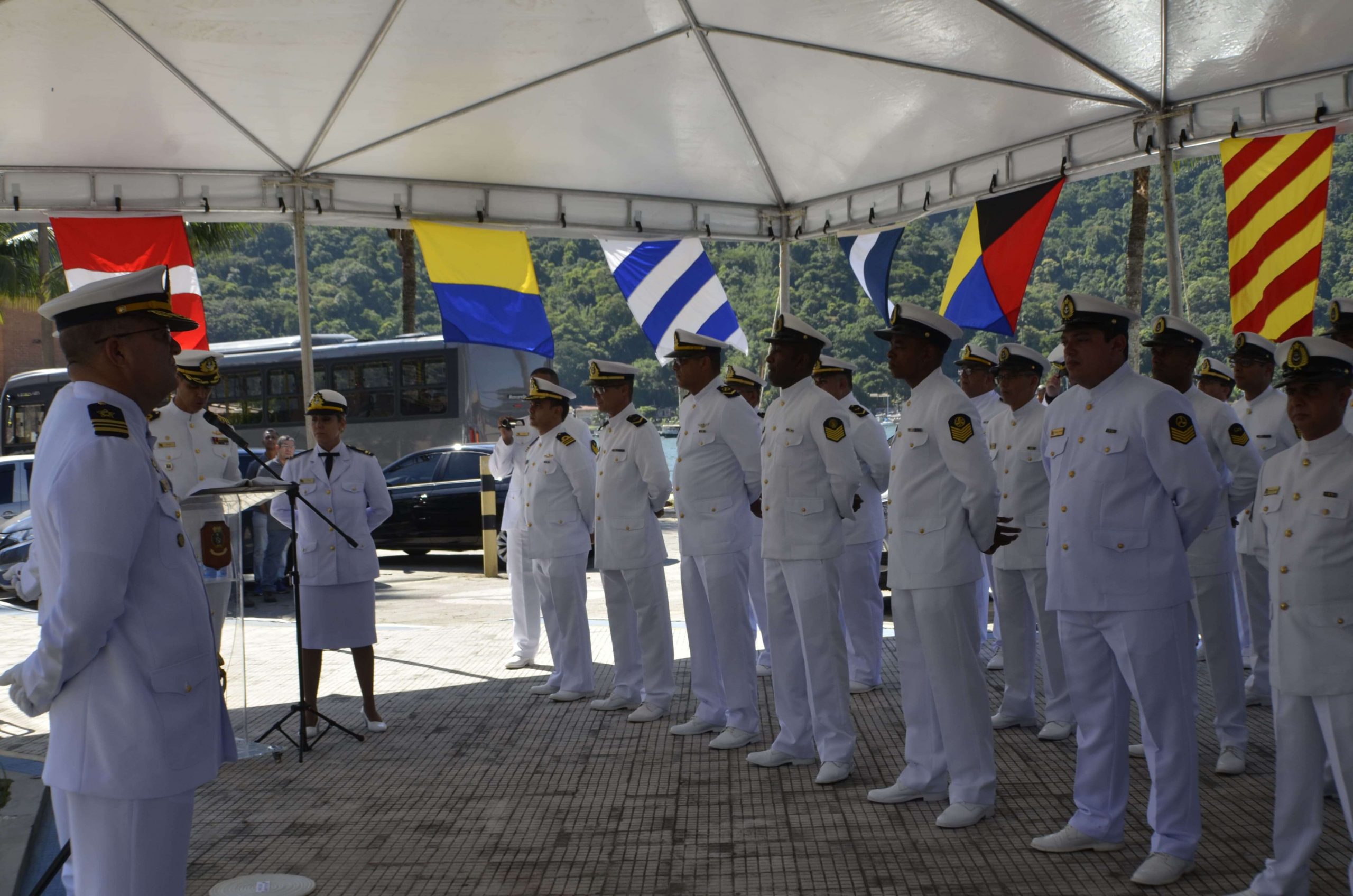 A transmissão de cargo do novo delegado foi realizada na Capitania dos Portos de Itacuruçá