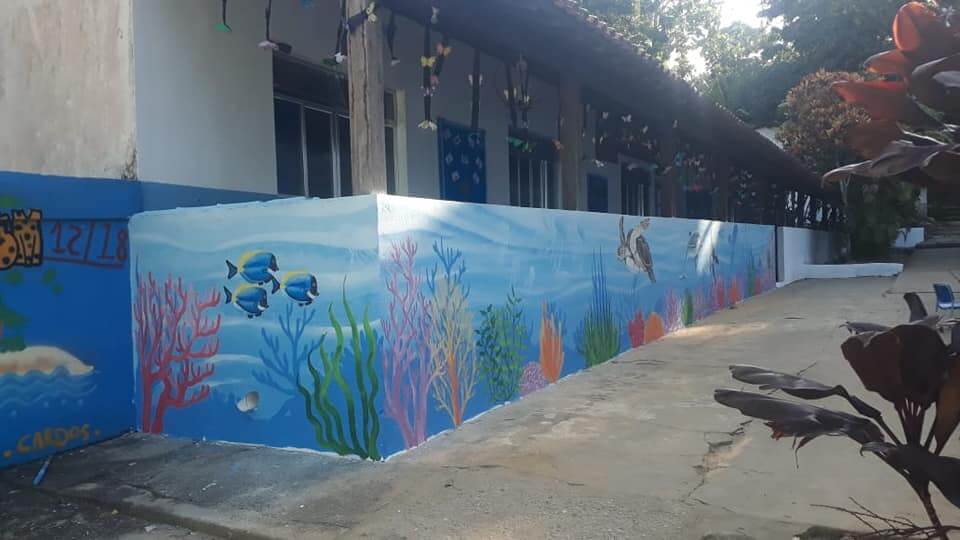 Além de manutenção e reparos, as unidade de ensino receberam pinturas internas e externas