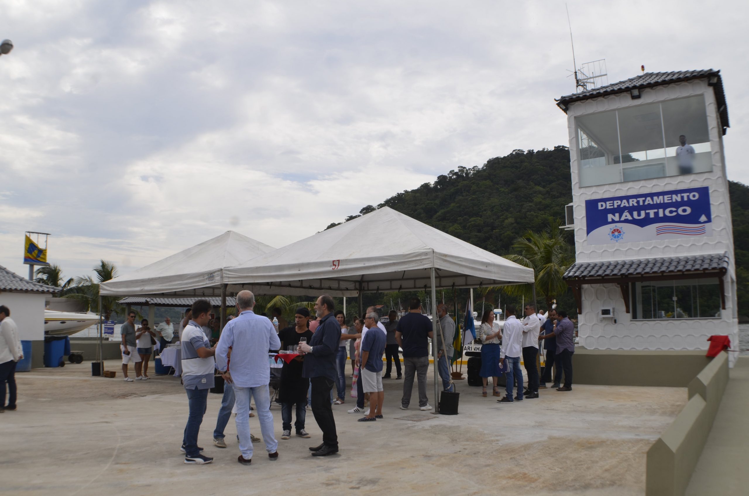 A inauguração do Departamento Náutico e a Torre de Observação foi realizada na sexta-feira