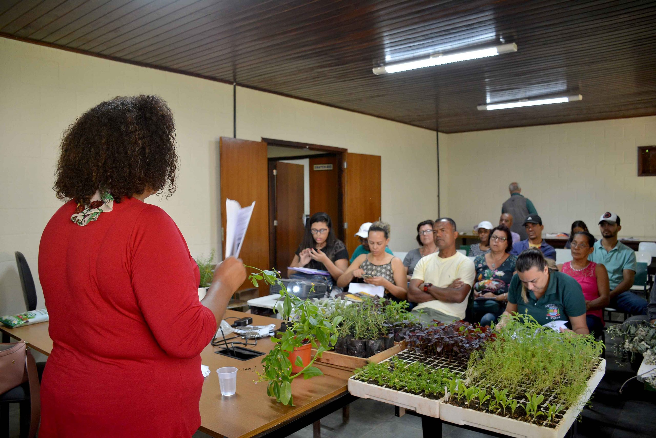 Em Agosto, a Engenheira Agrônoma Celma Domingos realizou uma palestra sobre as Panc's