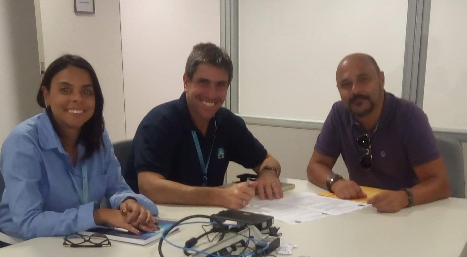 ENCONTRO entre representantes de Mangaratiba e da ICN discutiu propostas para o município