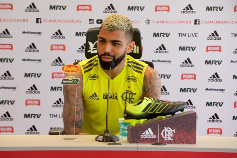 Gabriel Barbosa projetou o confronto diante da equipe de Campos, no domingo, pelo Carioca