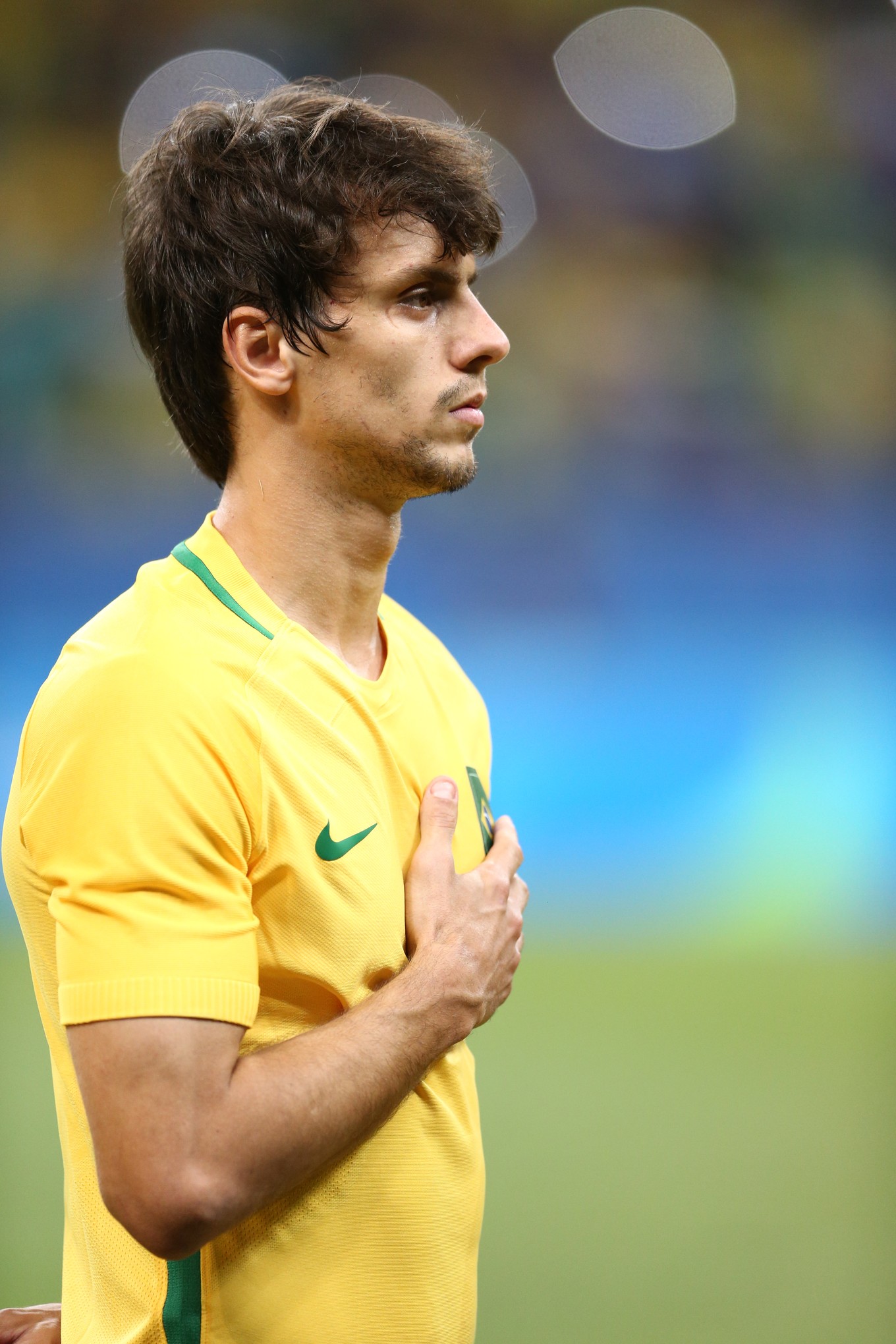 Pela Seleção Brasileira, Rodrigo Caio também foi campeão olímpico em 2016 no Rio de Janeiro