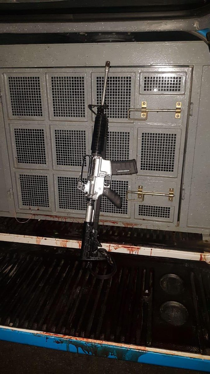 O FUZIL foi apreendido durante uma ação de pressão ao roubo de veículos