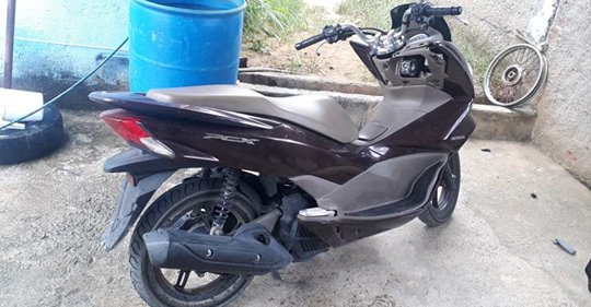 Motocicleta roubada em Muriqui foi encontrada no bairro Jardim Maracanã, em Seropédica