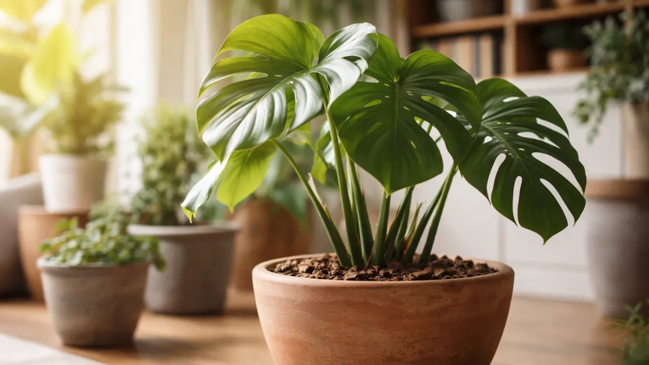 Costela-de-adão o resultado de 4 tipos de vaso que decidem o tamanho final da planta